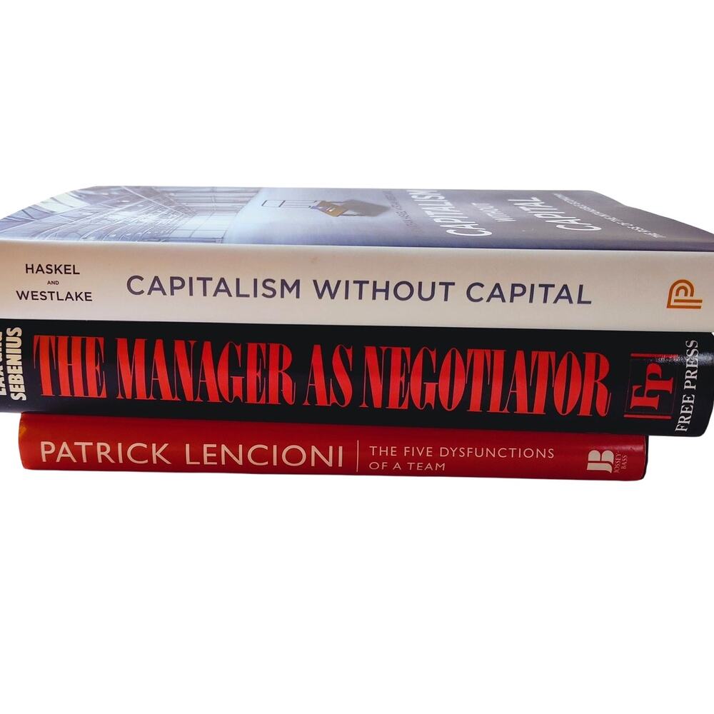 3-Book Leadership & Business Bundle: Lencioni, Haskel, Westlake